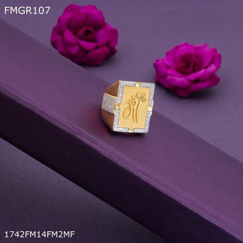 Freeme Maa ad Gold ring design for men - FMRI107