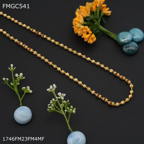 Freemen Moti Rudraksha mala With gold plated - FMRU541