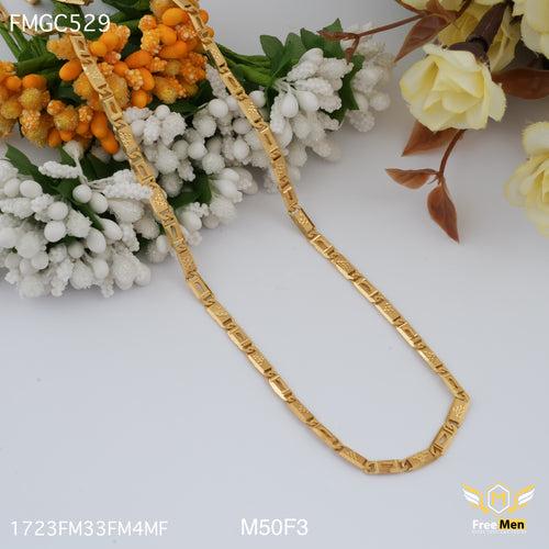 Freemen Delicate Nawabi Gold Forming Chain For Man - FMGC529