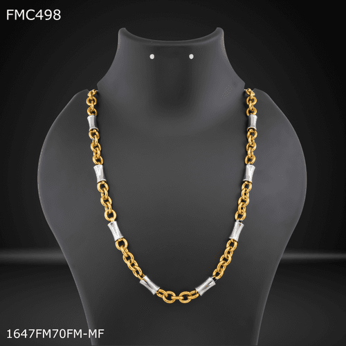 Freemen Gold silver kadi chain For Men - FMC498