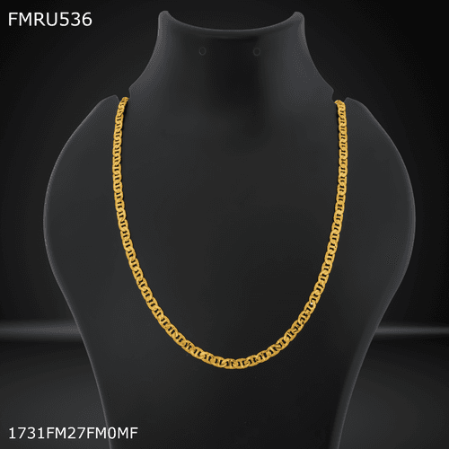 Freemen 1MG kadi lock gold Chain For Man - FMGC536