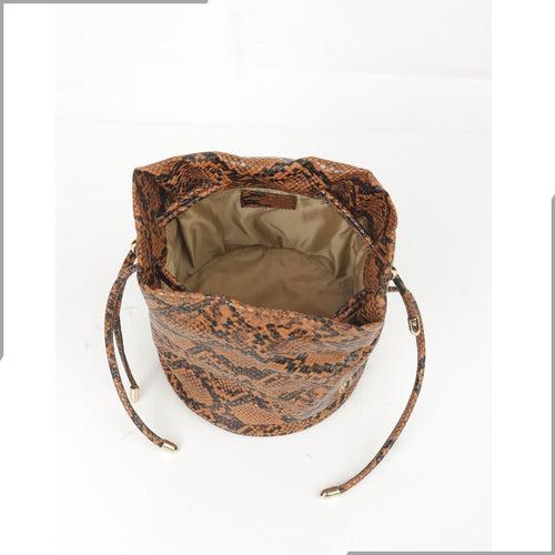 Aegte Potli Round Bag with Golden Convertible Chain Strap & Long Sling Carry Belt