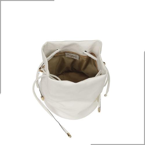 Aegte Potli Round Bag with Golden Convertible Chain Strap & Long Sling Carry Belt