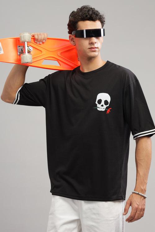 Black Oversized "Skeleton" T-Shirt