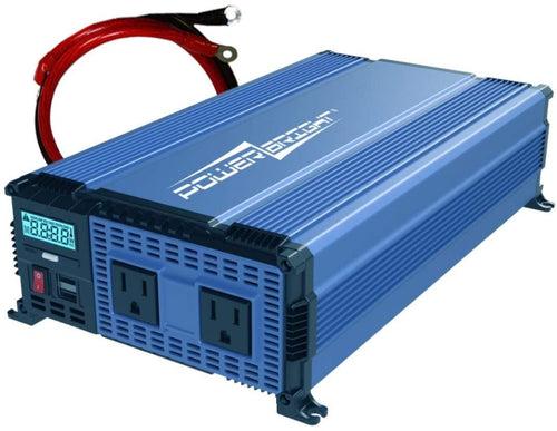 NEW PX2000! PowerBright 2000 Watt 12v DC to 110v AC , Modified Sine Wave Power Inverter w/ USB & LCD