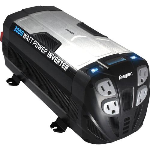 Refurbished Energizer EN3000 12-Volt 3,000-Watt Power Inverter - No Cables