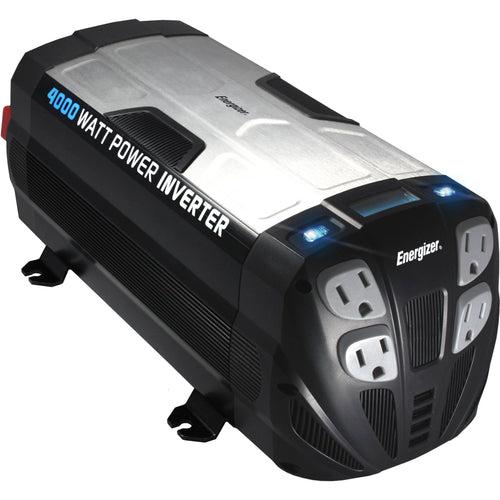 Refurbished Energizer EN4000 12-Volt 4,000-Watt Power Inverter - No Cables