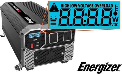 ENK3000 Energizer 3000 Watt 12V DC to 110V AC Power Inverter with USB