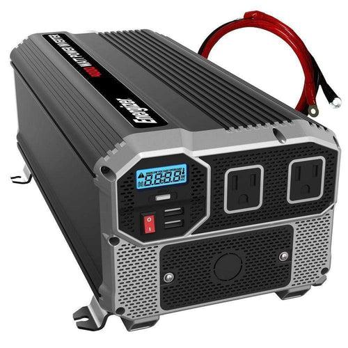 ENK4000 Energizer 4000 Watt 12v DC to 110v AC Power Inverter w/ 2x USB