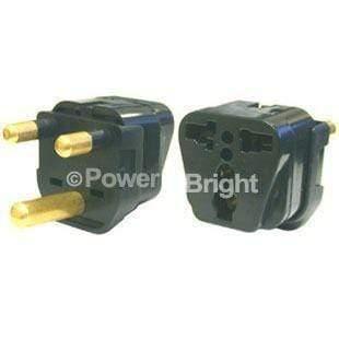GS35 PowerBright Universal to 3-pin South African Plug Adapter