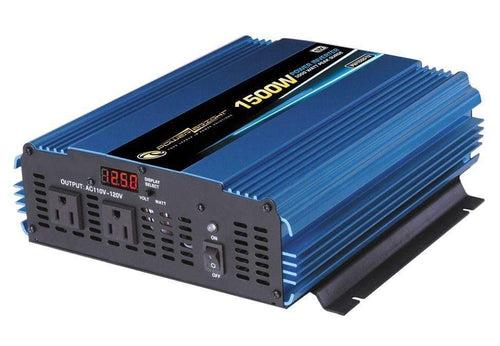 PW1500 PowerBright 1500 Watt 12V DC to 110V AC Power Inverter