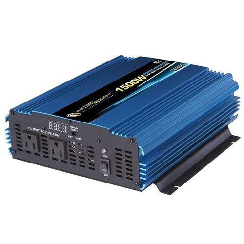 PW1500 PowerBright 1500 Watt 12V DC to 110V AC Power Inverter