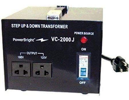 VC2000J PowerBright 2000 Watt Japanese Voltage Transformer