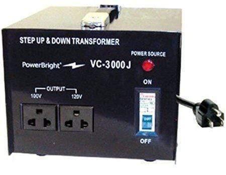 VC3000J PowerBright - 3000 Watt Japanese Voltage Transformer