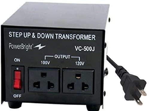 VC500J PowerBright 500 Watts Japanese Voltage Transformers / Converter