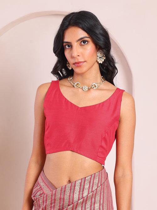 Inara Pink Strappy Blouse