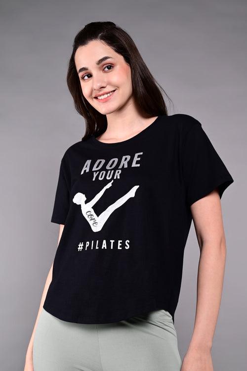 'Adore Your Core' Printed Tee