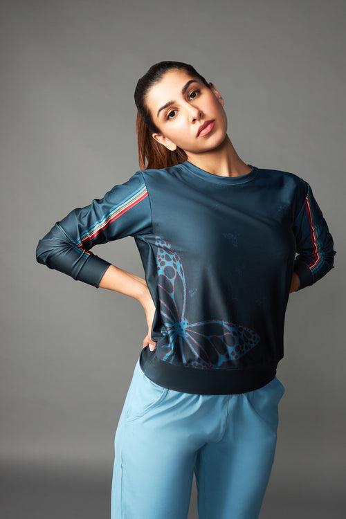 Tuna Active Teal Sweatshirt