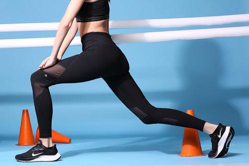 Netted High Rise Compression Leggings- AW21