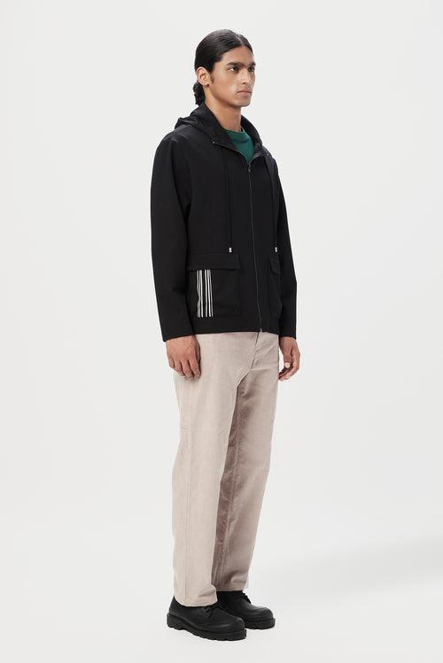 Easy Fit Hoodie with Front Flap Pocket