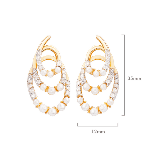 Three Loop Earring