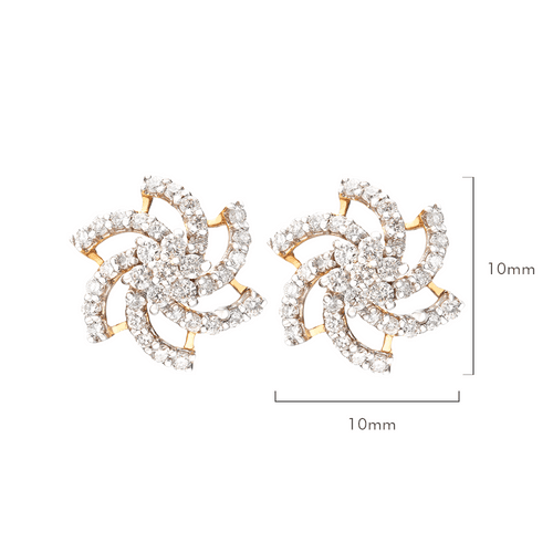 Star diamond studs