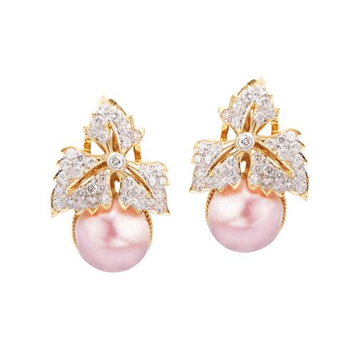 Pink Pearl Studs