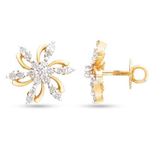 Floret diamond studs