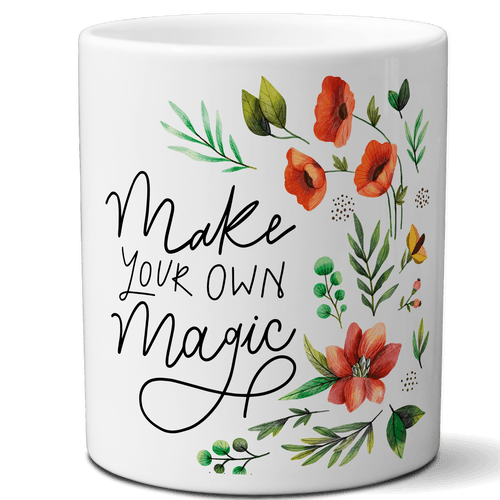 Multi-use hydroponic planter / flower vase | 11 oz | digitally printed | Desktop planter/vase | Home Garden Office Decoration | Best Gift| magic planter/vase