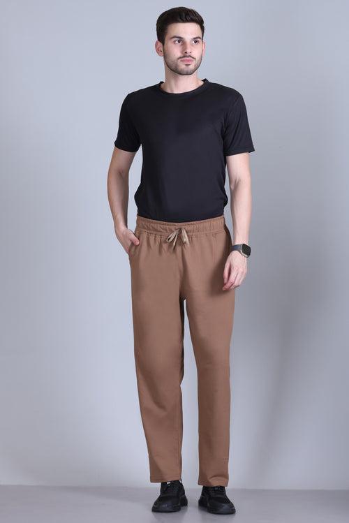 Jinxer Men Midrise Straight Fit Cotton Pajamas-Plain