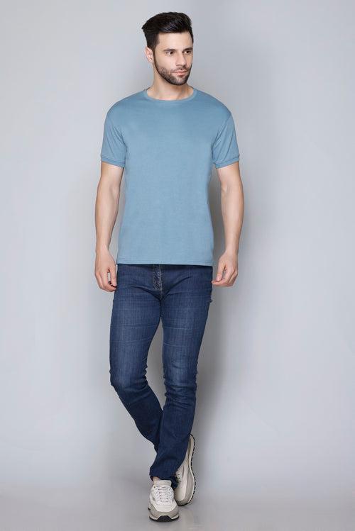 Derby Men's Round Neck Casual T-shirts