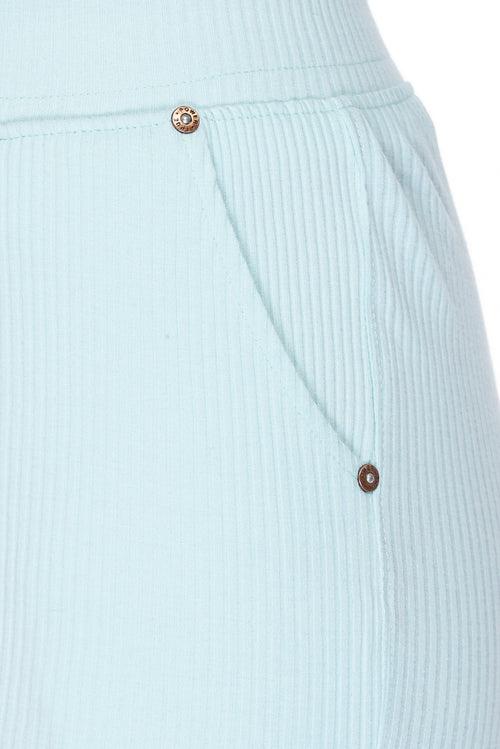 Cotton Shorts For Women - Plain Bermuda Combo (Black /Mint/Tangy)