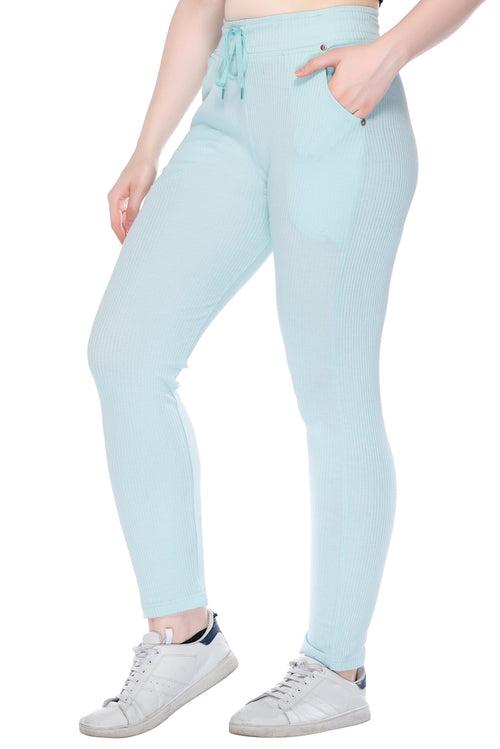 Women Stretchable Slim Fit Yoga Workout Gym Pants with Pockets