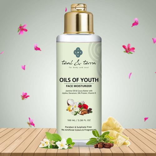 Teal & Terra Oils of Youth Jojoba Vitamin E Face Moisturizer 100ml