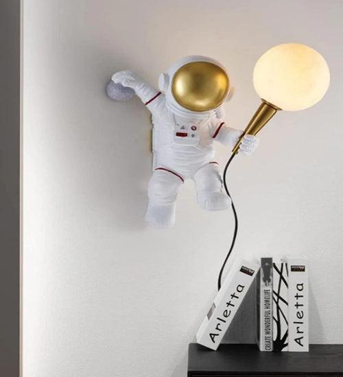 Astronaut Moon Wall Lamp