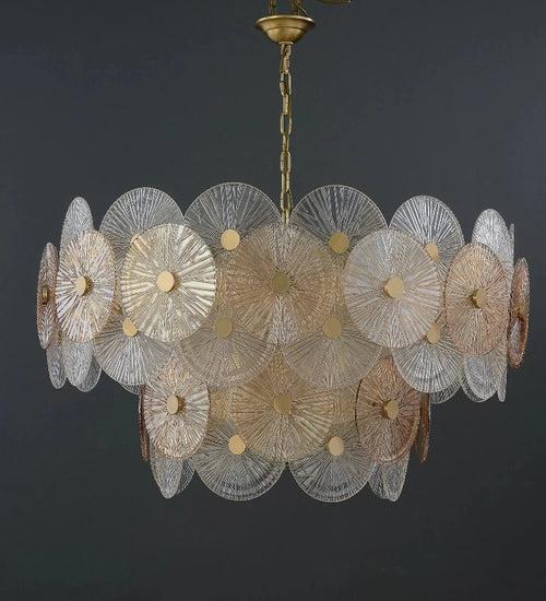 MURANO ROUND CHANDELIER LARGE