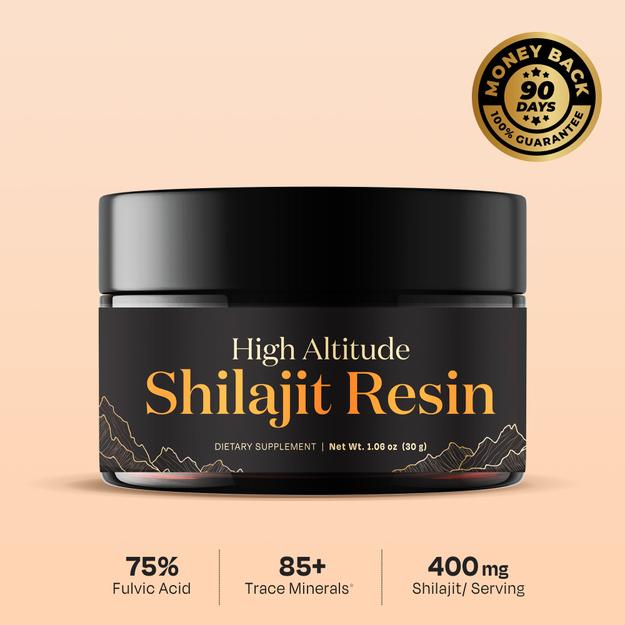 Most Potent High Altitude Shilajit Resin | Energy Boost & Immune Support