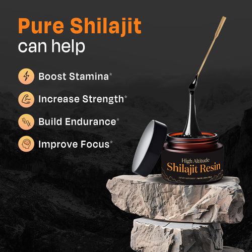 Most Potent High Altitude Shilajit Resin | Energy Boost & Immune Support