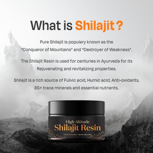 Most Potent High Altitude Shilajit Resin | Energy Boost & Immune Support