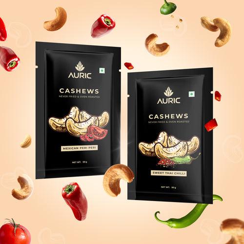 Auric Premium Quality Flavoured Cashews