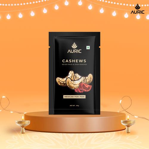 Auric Diwali Gift Hampers | Crunchy Flavoured Almonds & Cashews | Healthy gifting option