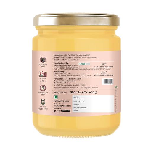 Auric Pure Cow Ghee, A2 Ghee, Bilona ghee from The Land of Lord Krishna