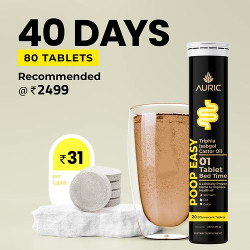 Poop Easy Effervescent Tablet - Drop Fizz & Drink