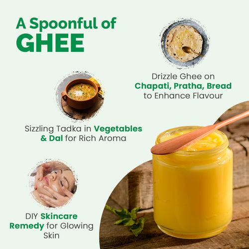 Auric Pure Cow Ghee, A2 Ghee, Bilona ghee from The Land of Lord Krishna