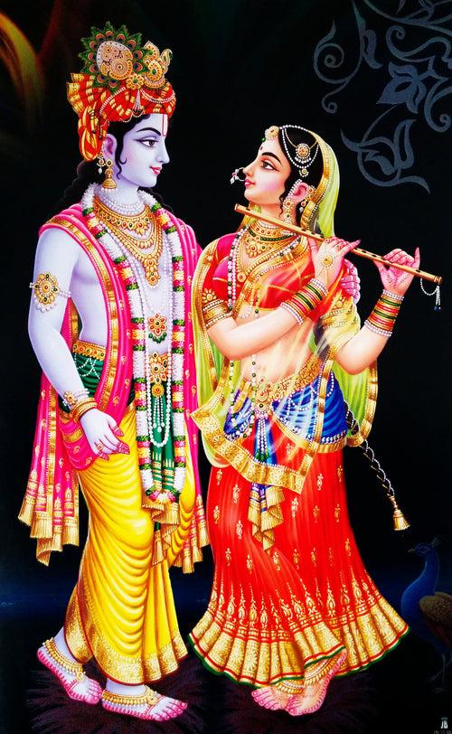 Poster of Radhe Krishna in Yellow