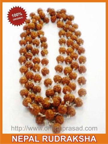 Stress Relief - 5 Mukhi Rudraksha Mala: Special Offer