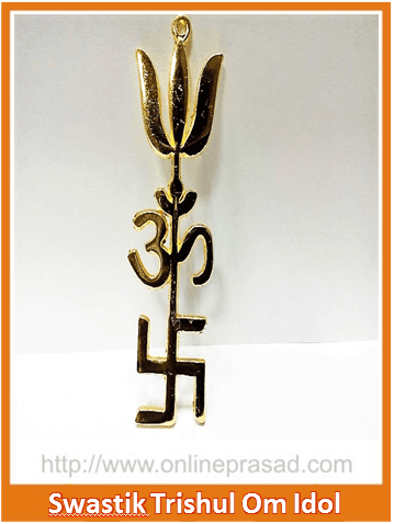 The Swastik Om Trishul Idol