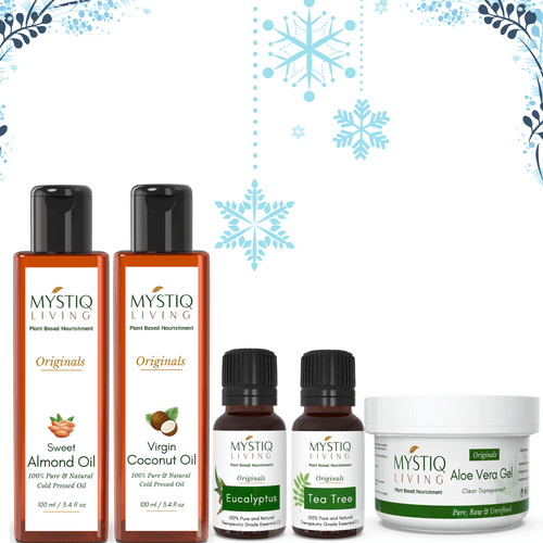 All-In-One DIY Winter Care Kit for Skin, Hair and Wellness