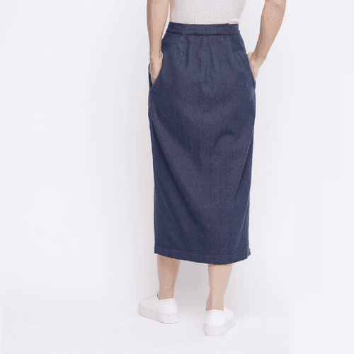 Upcycled Denim Skirt