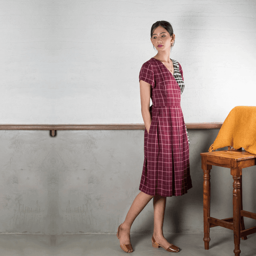 KAHLO CHECKERED DRESS